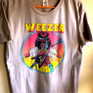 Weezer Westside Weirdos Band Graphic Tshirt. Pacific Tag. Size Large